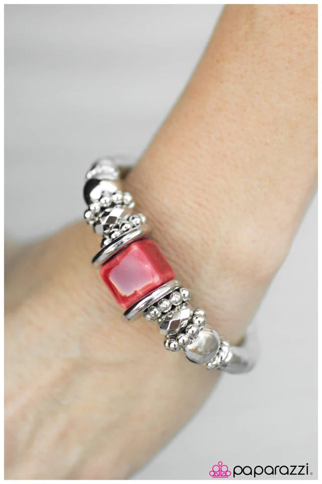 Paparazzi Bracelet ~ Sea Siren - Red