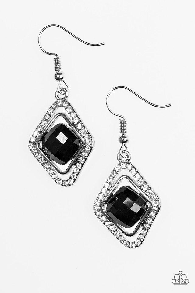 Paparazzi Earrings - See You In Court - Black