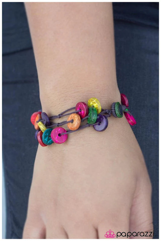 Pulsera Paparazzi ~ Lucky Catch - Multi