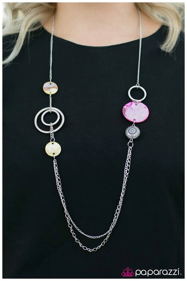 Paparazzi Necklace ~ Sink or Swim - Multi