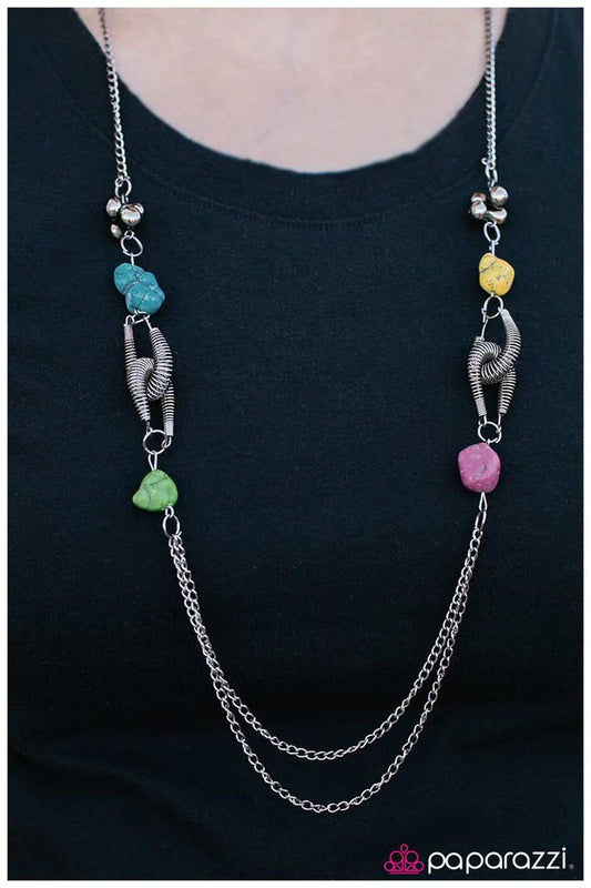 Paparazzi Necklace ~ Rock Springs - Multi