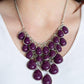 Paparazzi Necklace ~ Shop Til You TEARDROP - Purple