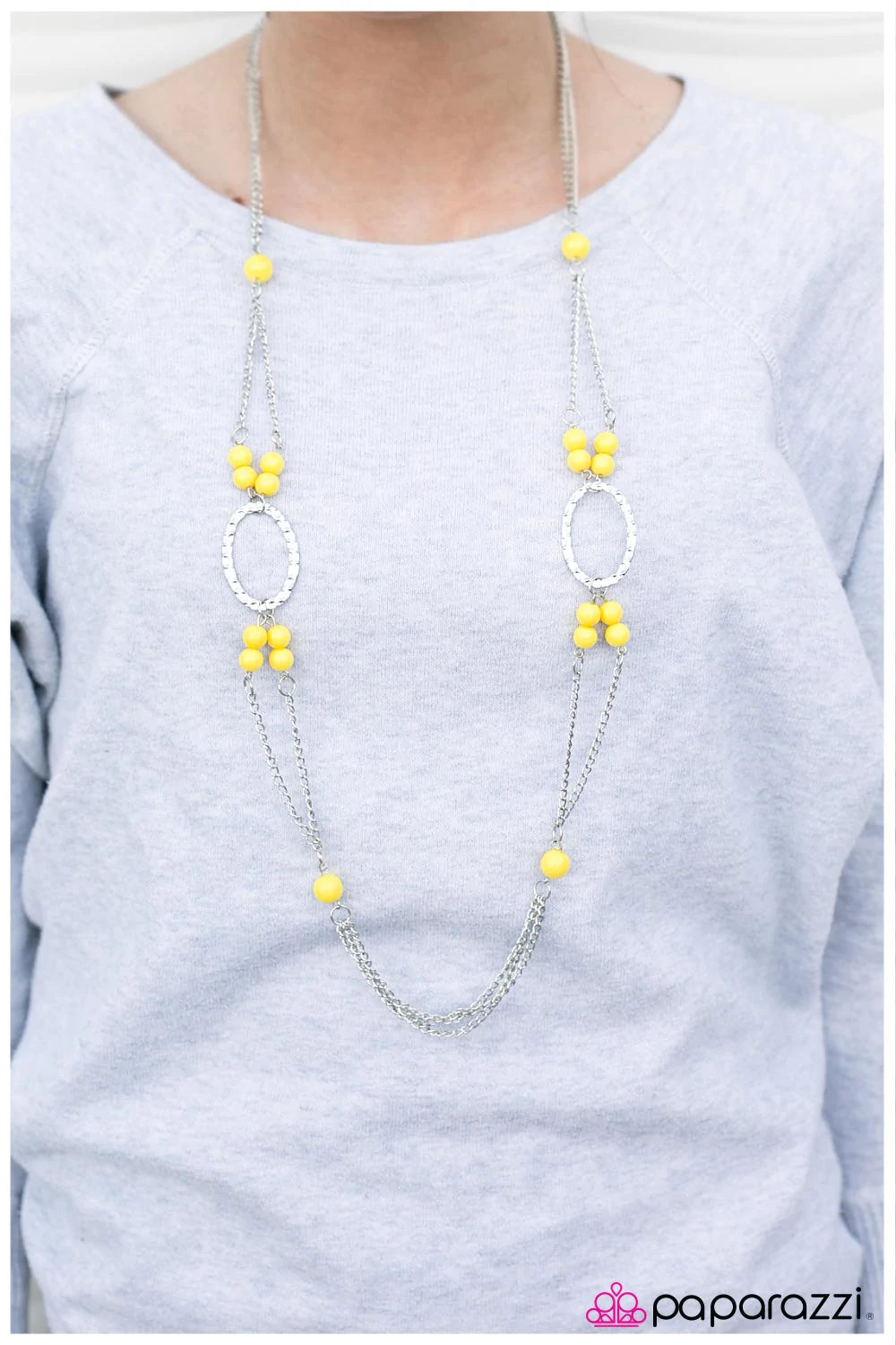 Paparazzi Necklace ~ One Step At A Time - Yellow