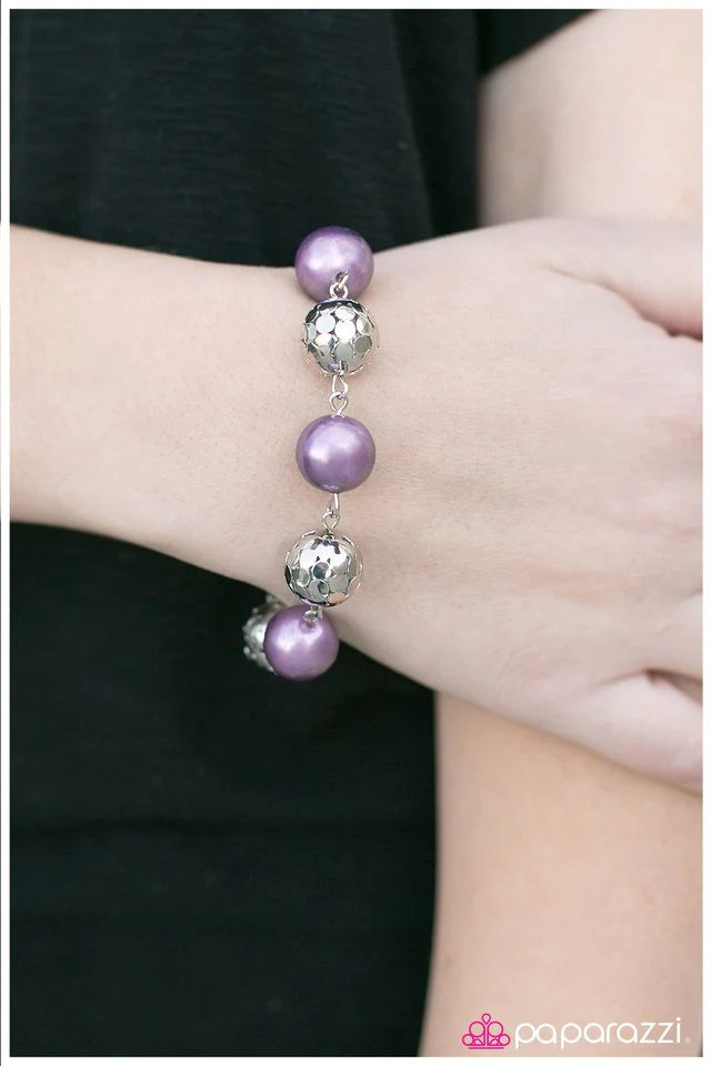 Paparazzi Bracelet ~ P.S. I Love You - Purple