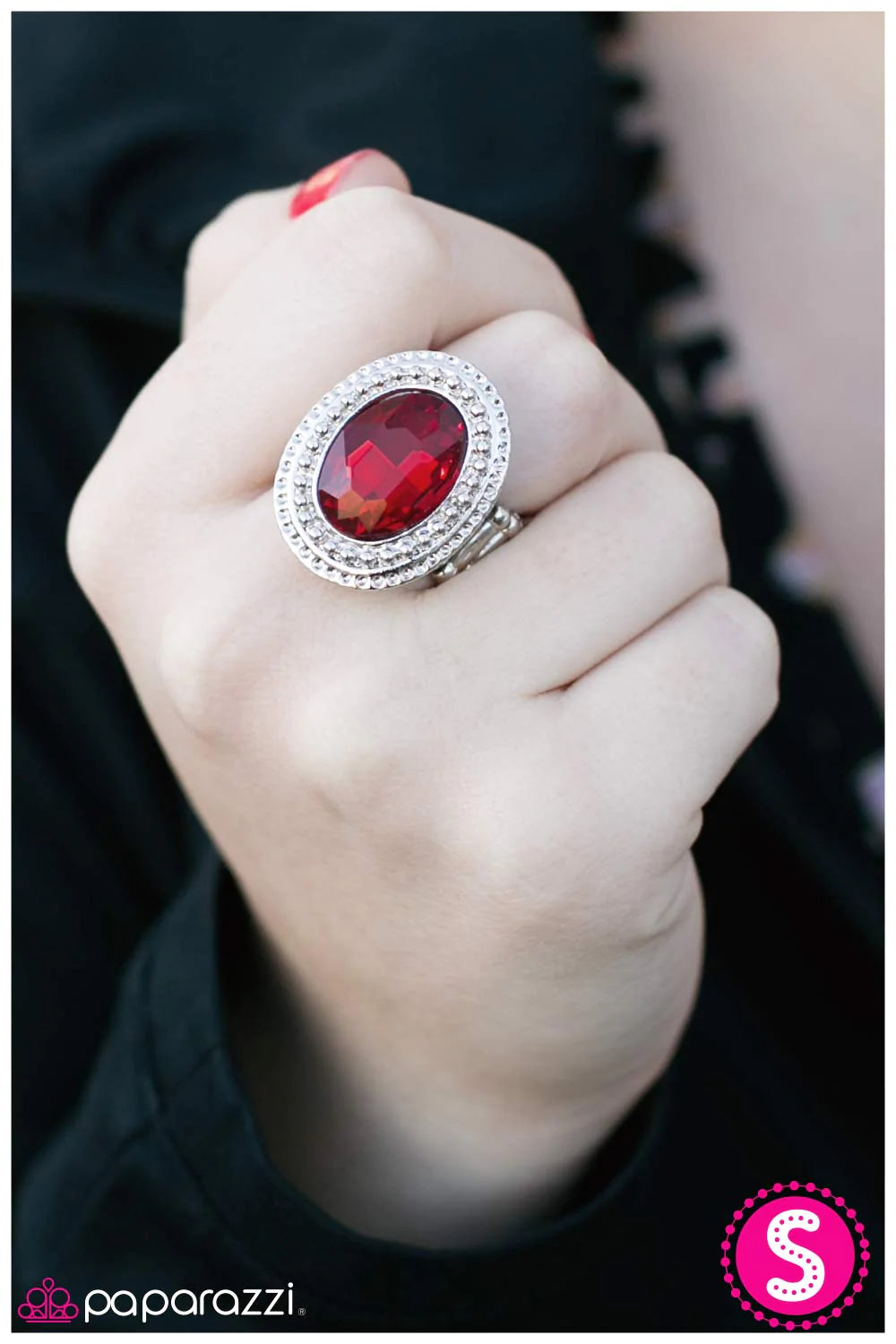 Paparazzi Ring ~ Show Me The Money  - Red