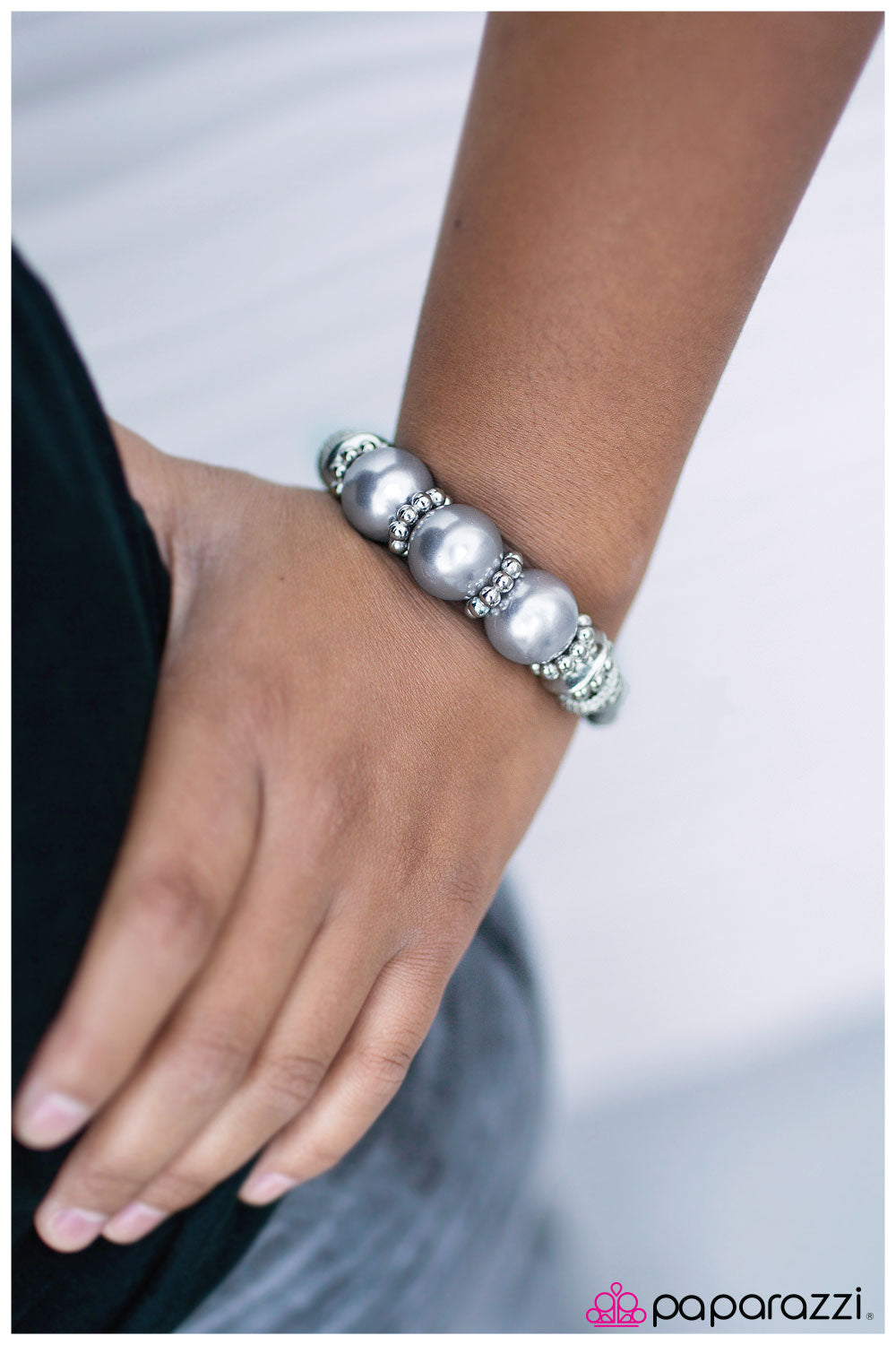 Pulsera Paparazzi ~ Y de postre... - Plata