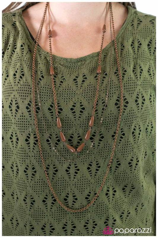 Paparazzi Necklace ~ Fashion Forward - Copper