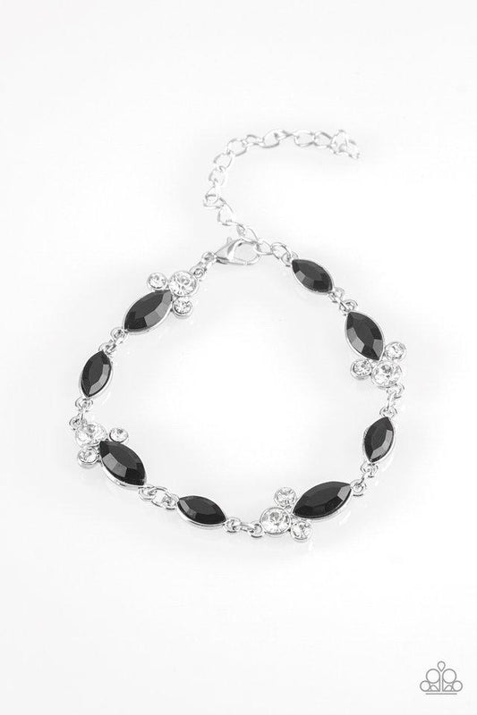 Pulsera Paparazzi ~ A cualquier precio - Negra