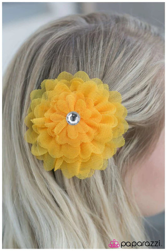 Paparazzi Hair Accessories ~ ...And Jill Came Tumbling After - Yellow