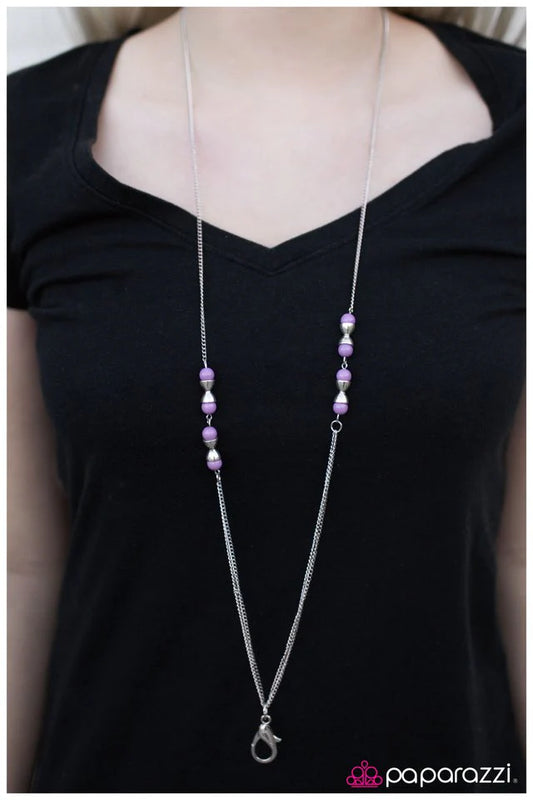 Collar Paparazzi ~ The Late Shift - Púrpura