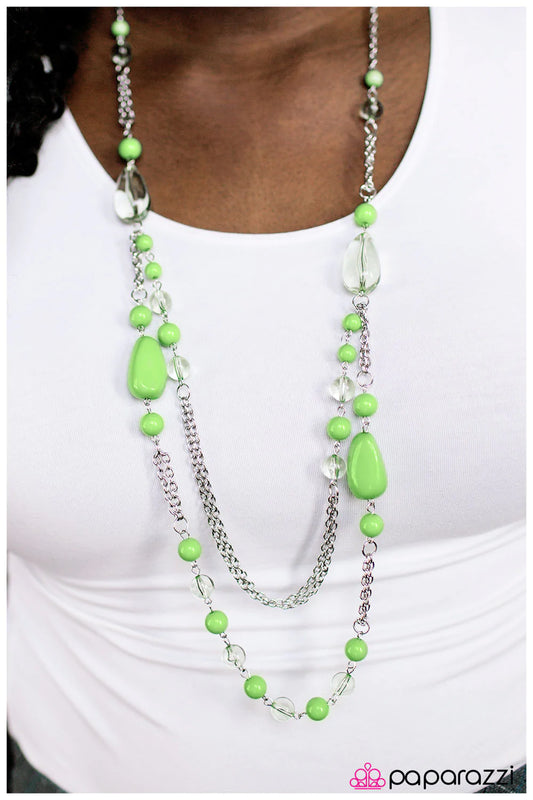 Collar Paparazzi ~ Finders Keepers - Verde