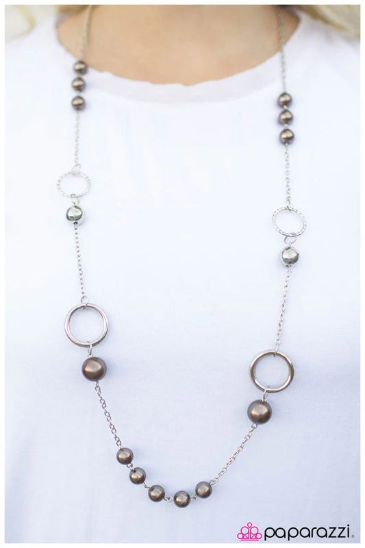 Paparazzi Necklace ~ Always In Season - Brown