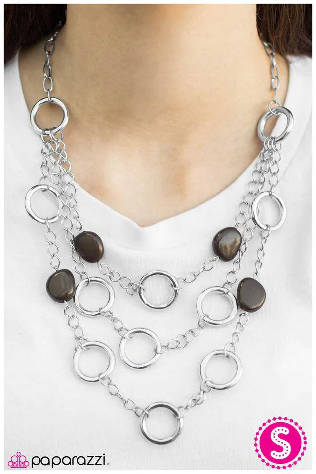 Paparazzi Necklace ~ The Optimist - Brown