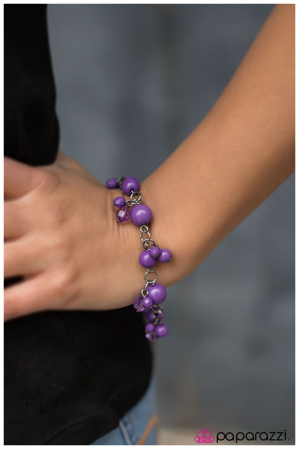 Paparazzi Bracelet ~ The Wedding Guest - Purple