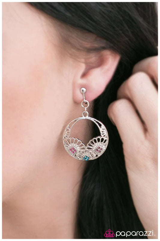 Paparazzi Earring ~ Swing into Spring - Multi