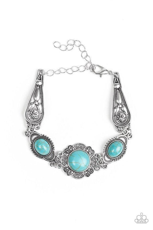 Paparazzi Bracelet ~ Serenely Southern - Blue