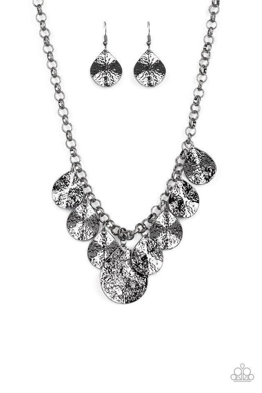 Paparazzi Necklace ~ Texture Storm - Black