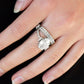 Paparazzi Ring ~ Bling Queen - White