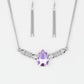 Paparazzi Necklace ~ Way To Make An Entrance - Purple