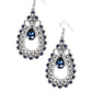 Paparazzi Earring ~ All About Business - Blue