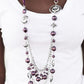 Paparazzi Necklace Blockbuster - All the Trimmings - Purple
