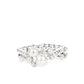 Anillo Paparazzi Fashion Fix Marzo 2021 ~ Avant-Vintage - Blanco