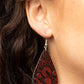 Paparazzi Earring EMP Exclusive ~ Beach Garden - Brown