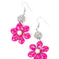 Paparazzi Earring ~ Bewitching Botany - Pink