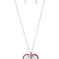 Paparazzi Necklace ~ Bless Your Heart - Red