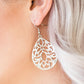 Paparazzi Earrings ~ Casually Coachella - White