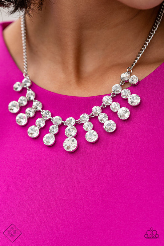 Paparazzi Necklace Fashion Fix Feb 2021 ~ Celebrity Couture - White