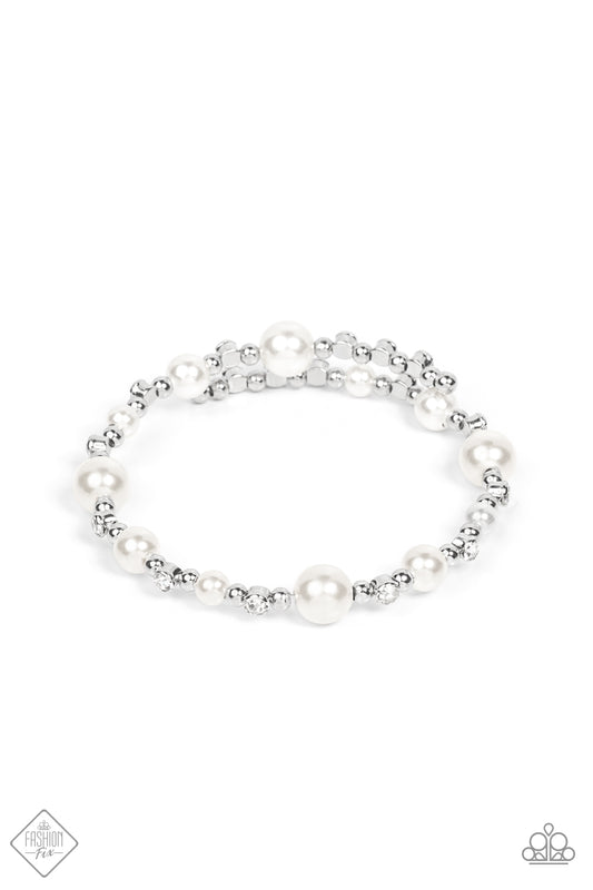 Paparazzi Bracelet ~ Chicly Celebrity - White