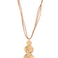 Paparazzi Necklace ~ Circulating Shimmer - Gold