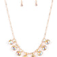 Paparazzi Necklace ~ Cosmic Countess - Rose Gold