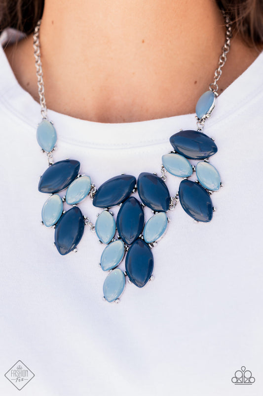 Paparazzi Necklace ~ Date Night Nouveau - Blue