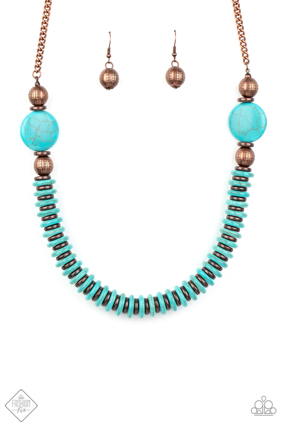 Paparazzi Necklace ~ Desert Revival - Fashion Fix Nov 2020 - Copper