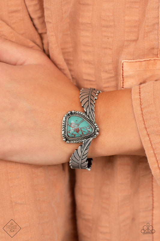 Paparazzi Bracelet ~ Desert Roost - Blue