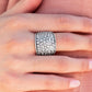 Paparazzi Ring Fashion Fix 21 ~ Dotted Decorum - Silver