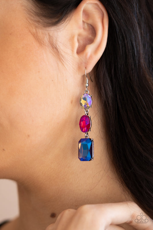 Paparazzi Earring ~ Dripping In Melodrama - Multi