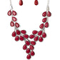 Collar Paparazzi Fashion Fix Diciembre 2020 ~ Eden Deity - Rojo