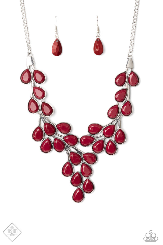 Paparazzi Necklace Fashion Fix Dec 2020 ~ Eden Deity - Red