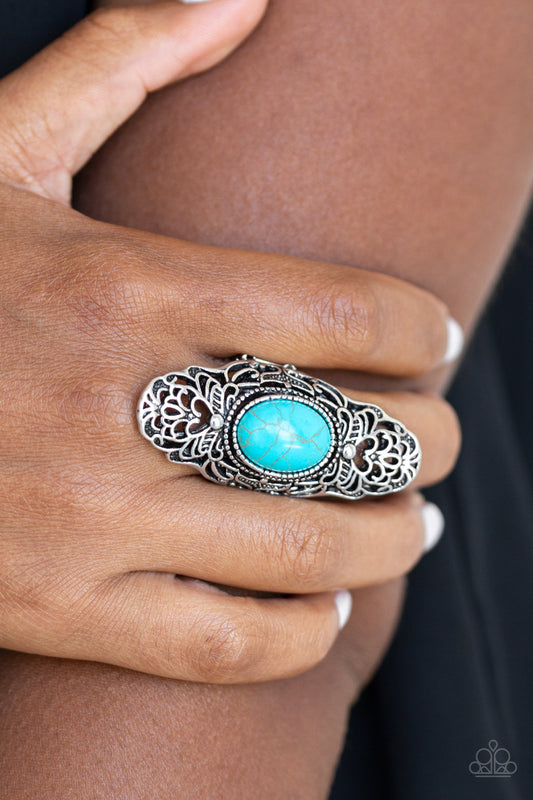 Anillo Paparazzi ~ Ego Trippin - Azul