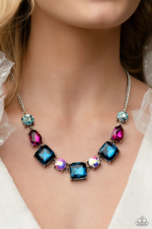 Paparazzi Necklace ~ Elevated Edge - Multi