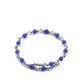Pulsera Paparazzi ~ Ethereally Entangled - Solución de moda de noviembre de 2020 - Azul