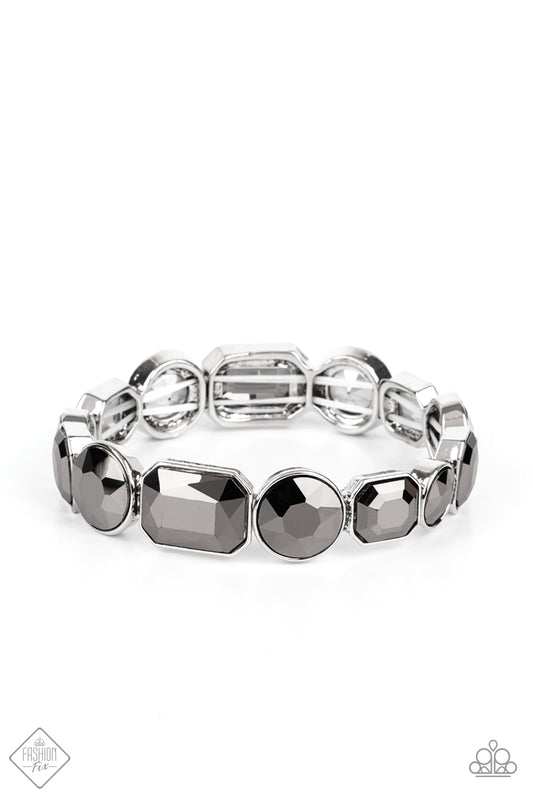 Paparazzi Bracelet Fashion Fix March 2021 ~ Extra Exposure - Silver