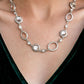 Paparazzi Necklace ~ Pushing Your LUXE - Fashion Fix Nov 2020 - White