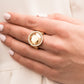 Paparazzi Ring Fashion Fix April 2021 ~ Crown Culture - Gold