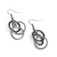 Paparazzi Earrings ~ Fiercely Fashionable - Black