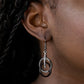 Paparazzi Earrings ~ Fiercely Fashionable - Black