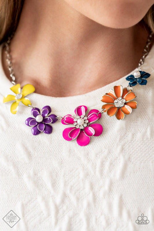 Paparazzi Necklace ~ Floral Reverie - Multi